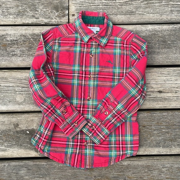Tommy Bahama Button Up Cotton Plaid Shirt - Picture 4 of 8